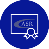 Circle Logo for ASR and precision stampings in CT