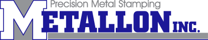 Slogan and Full Logo for Metallon Inc. - Precision Metal Stamping
